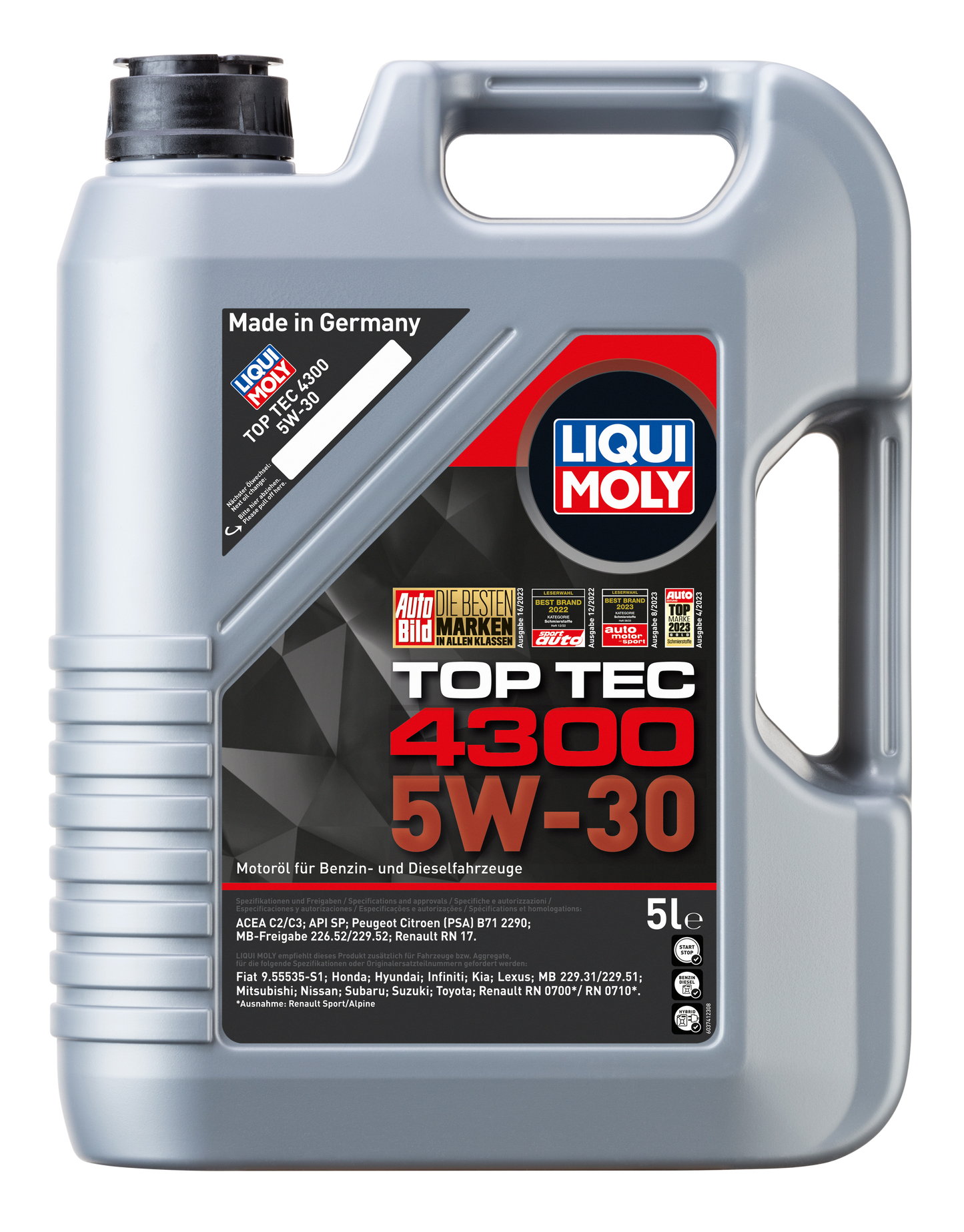 Liqui Moly Top Tec 4300 | 5W-30 | 5 Liter