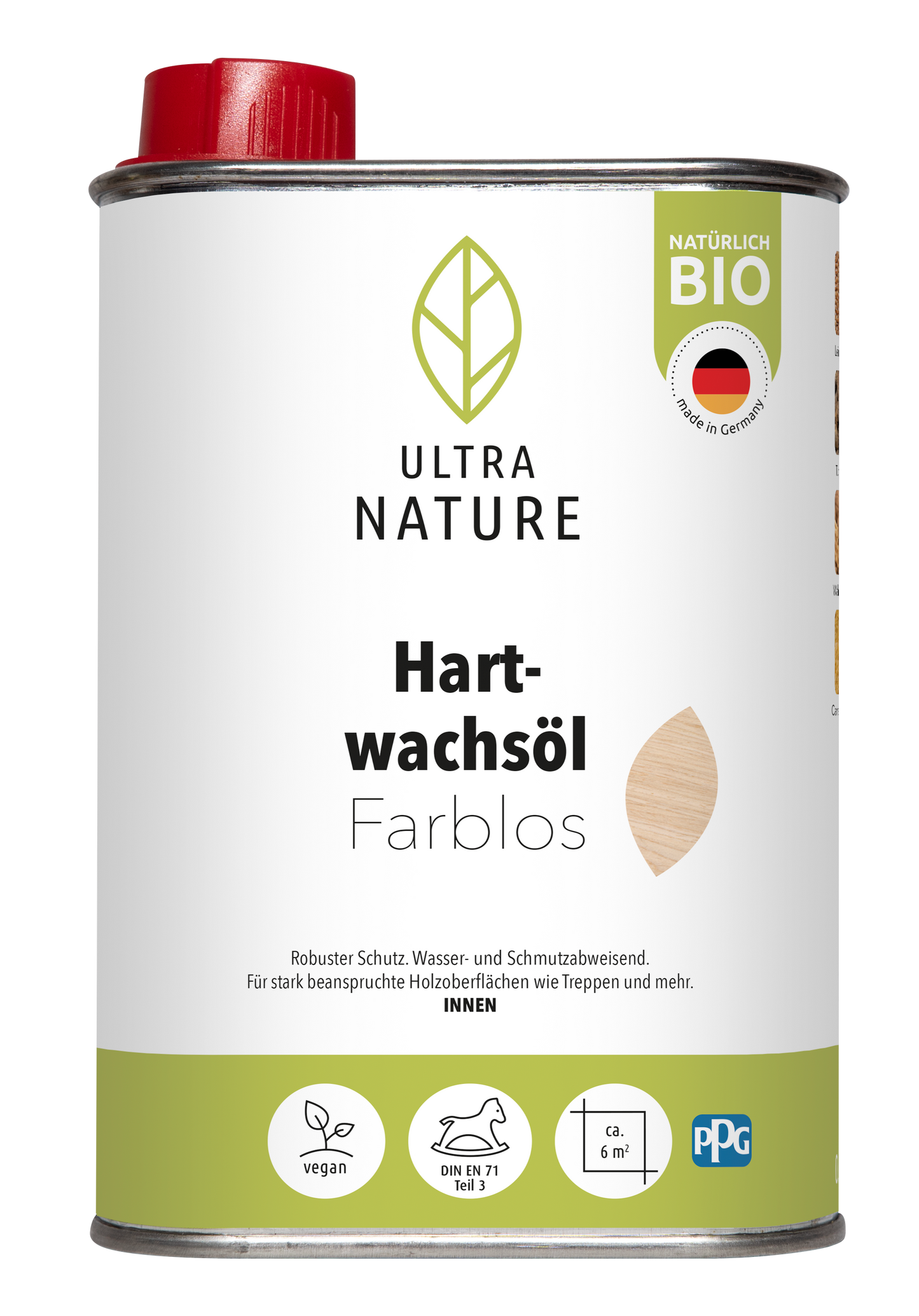 Ultra Nature Hartwachsöl Farblos 0.25L