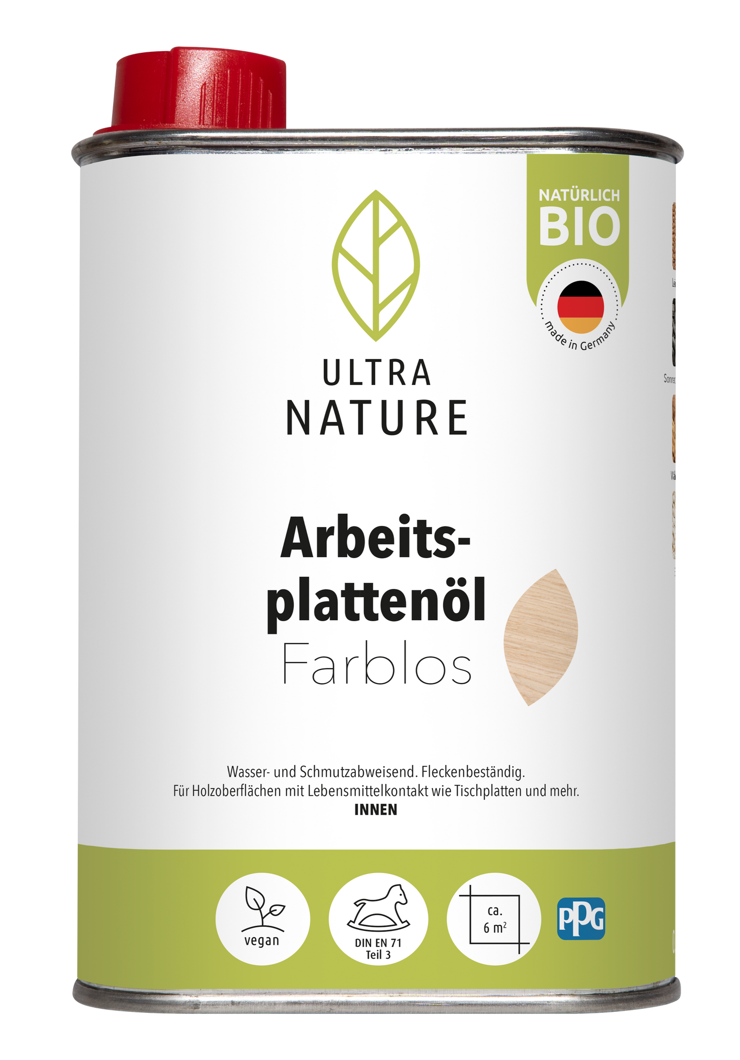 Ultra Nature Arbeitsplattenöl Farblos 0.25L