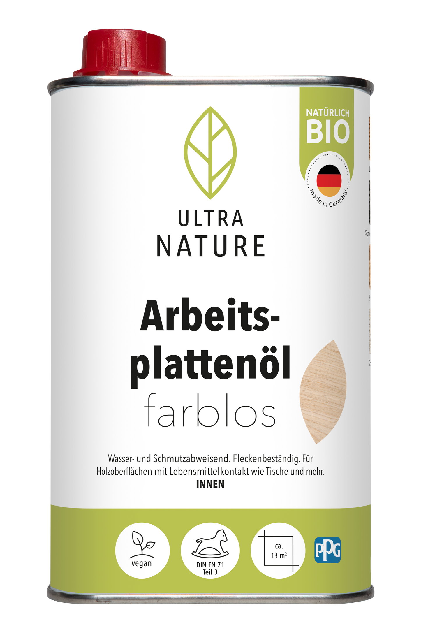 Ultra Nature Arbeitsplattenöl Farblos 0.5L