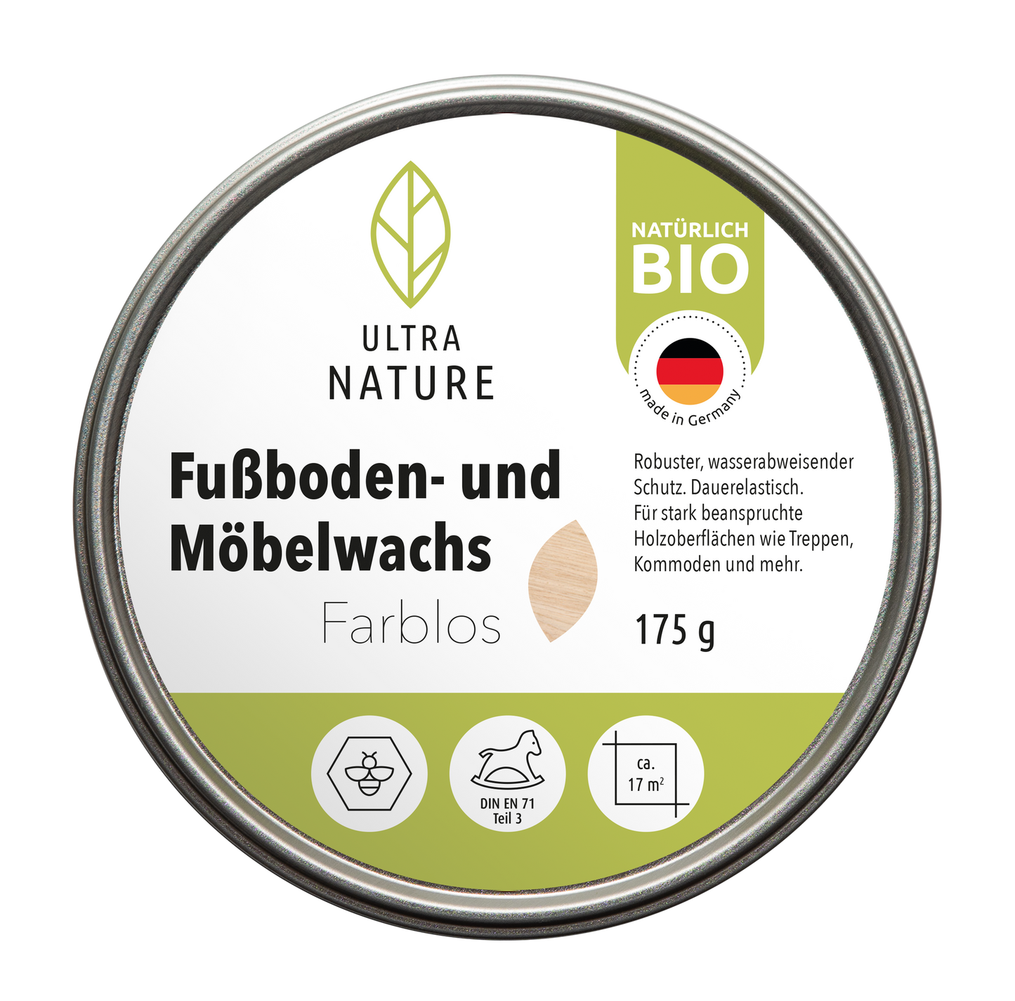 Ultra Nature Fuß & Möwachs Farblos 175gL