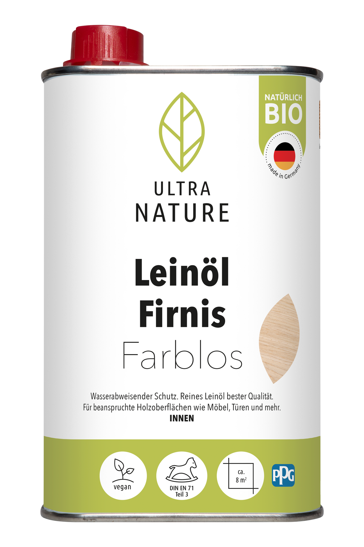 Ultra Nature Leinöl firnis Farblos 0.5L