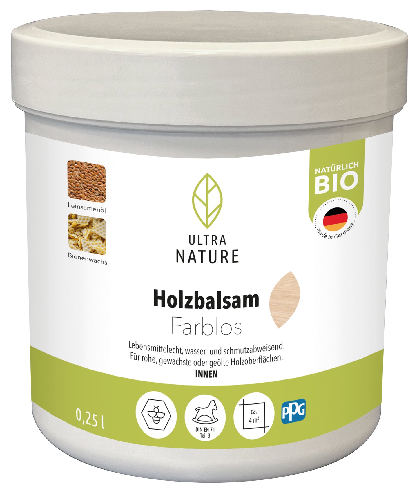 Ultra Nature Holzbalsam 0,25L farblos