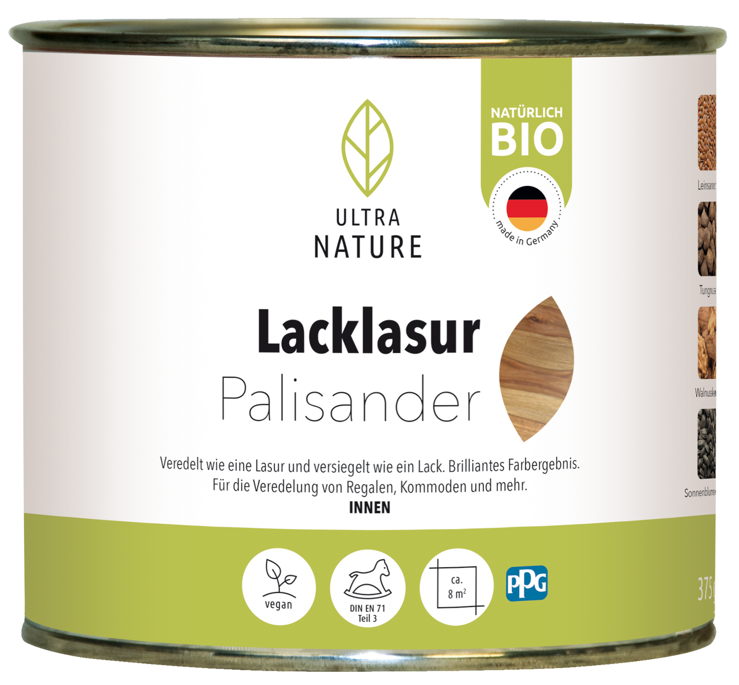 Ultra Nature Lacklasur Palisander 0.375L