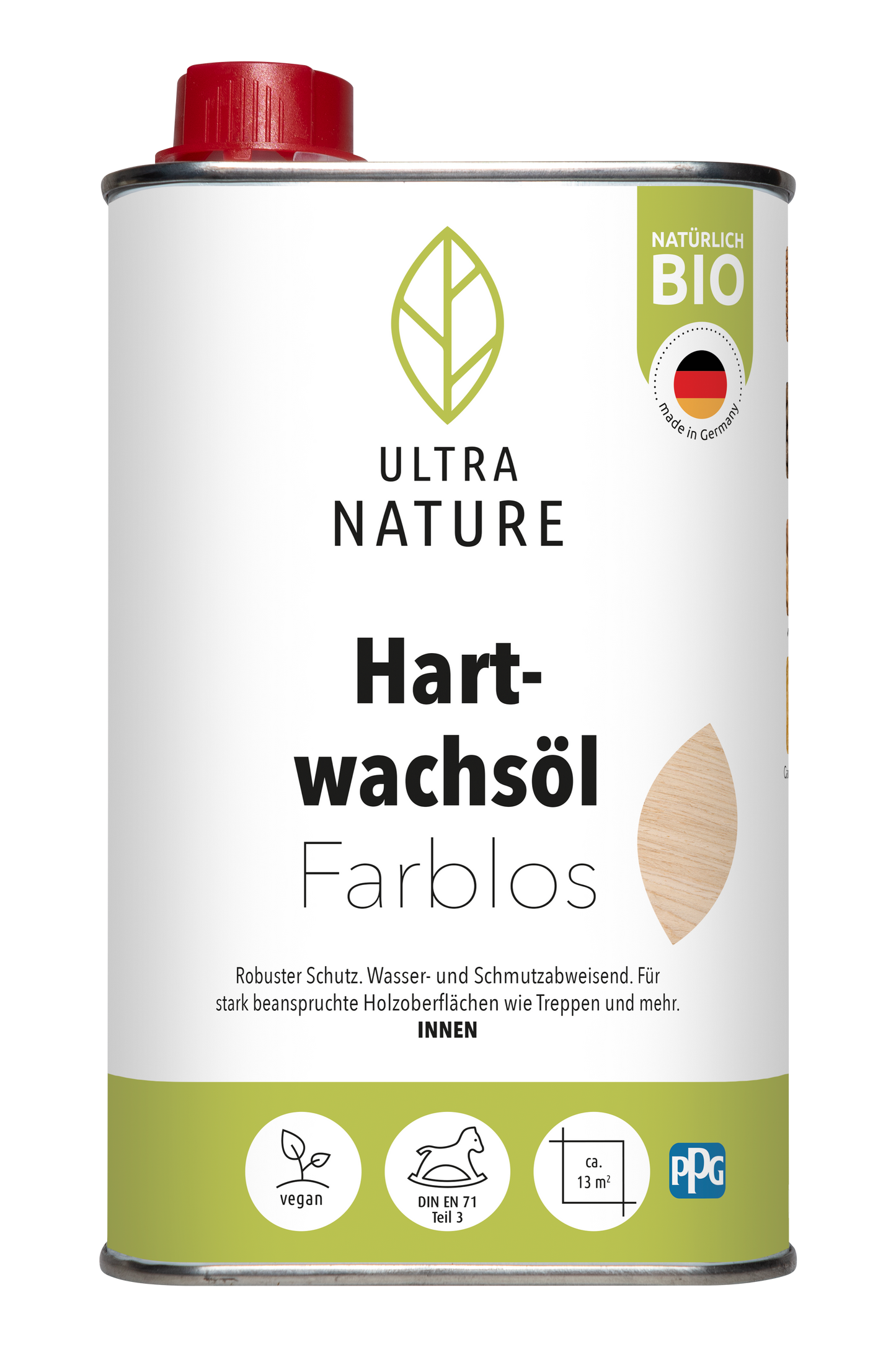 Ultra Nature Hartwachsöl Farblos 0.5L