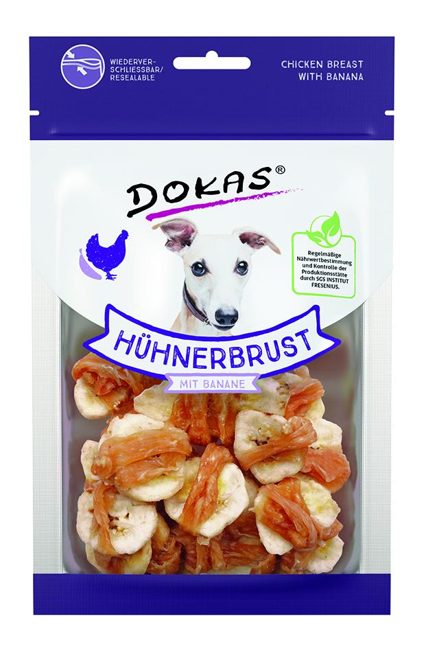 Dokas Hühnerbrust mit Banane 70 g