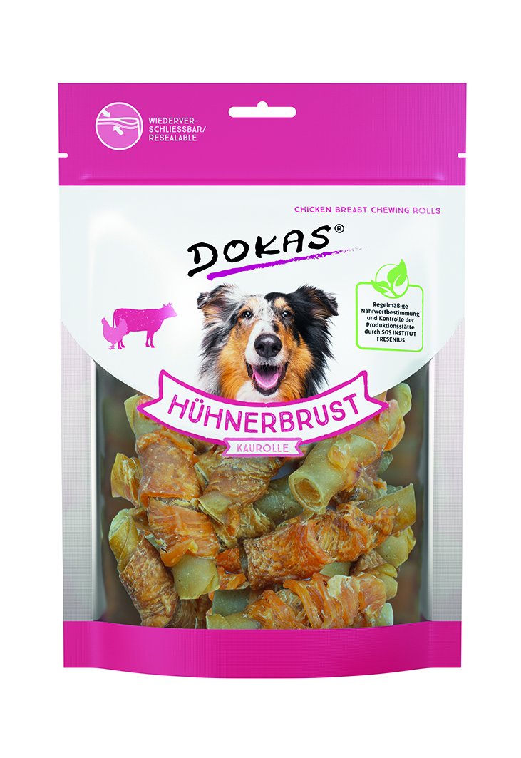 Dokas Hühnerbrust Kaurolle 250 g