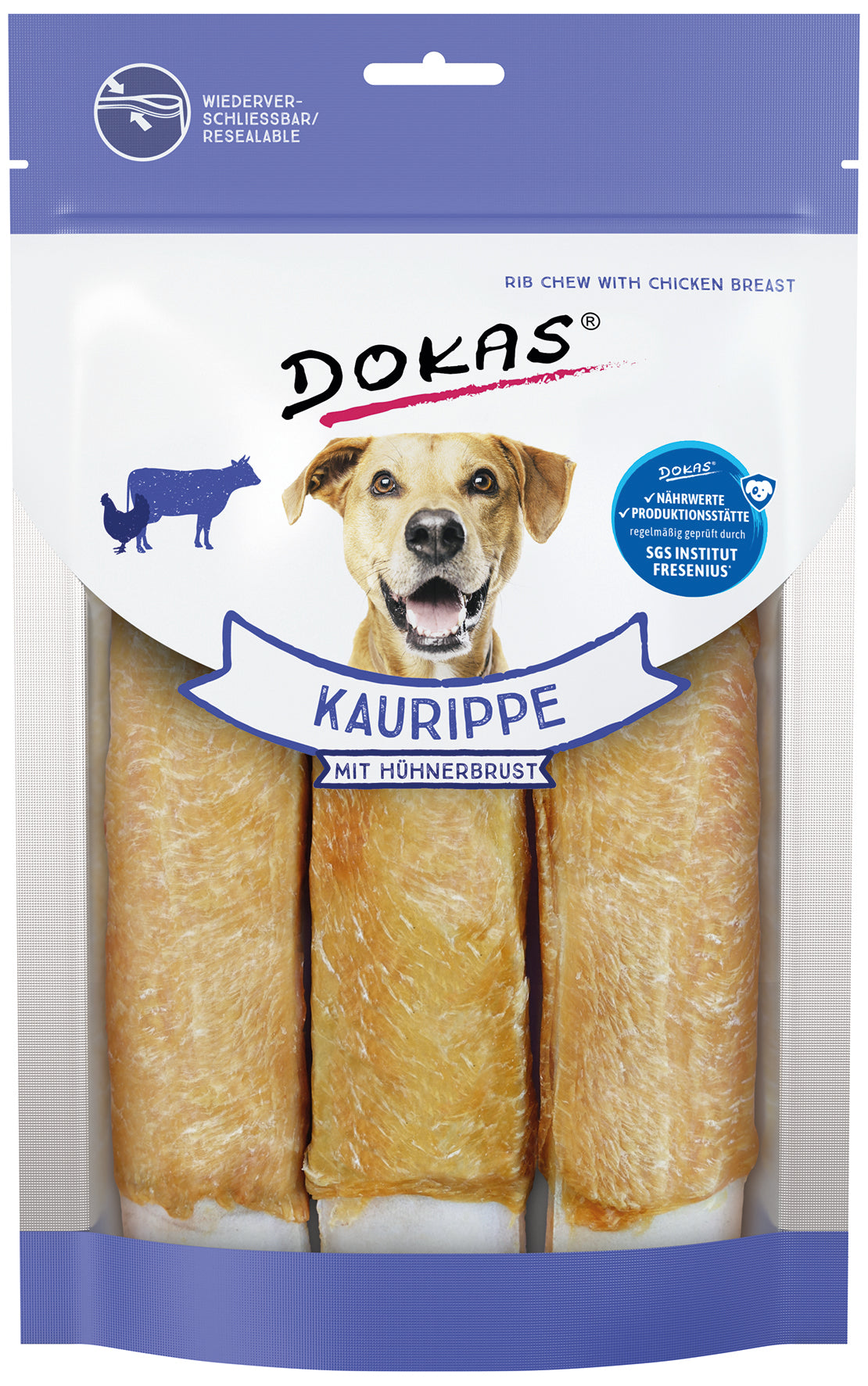 Dokas Kaurippe Huhn 3St 210 g