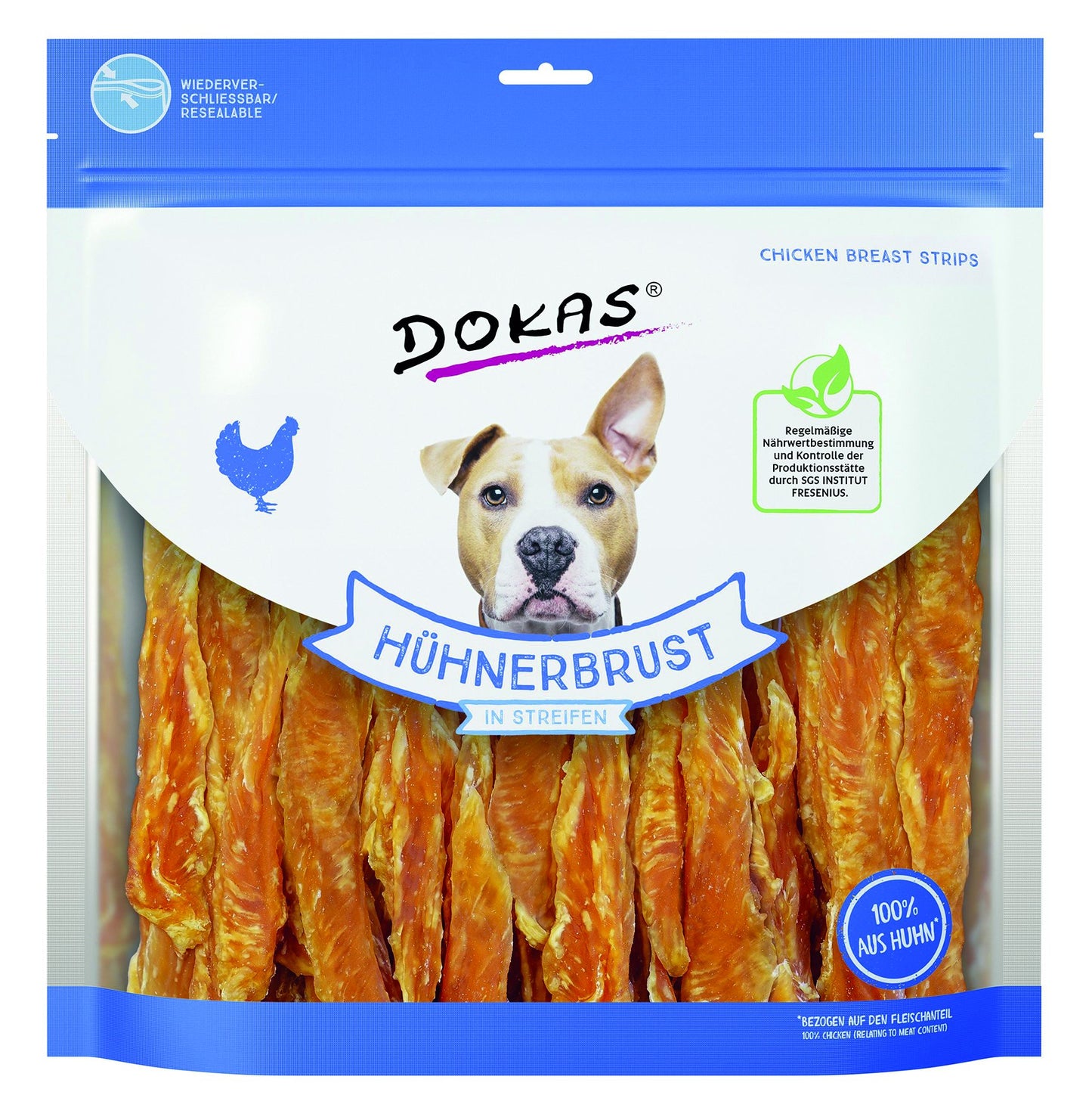 Dokas Hühnerbrust Streifen 900 g