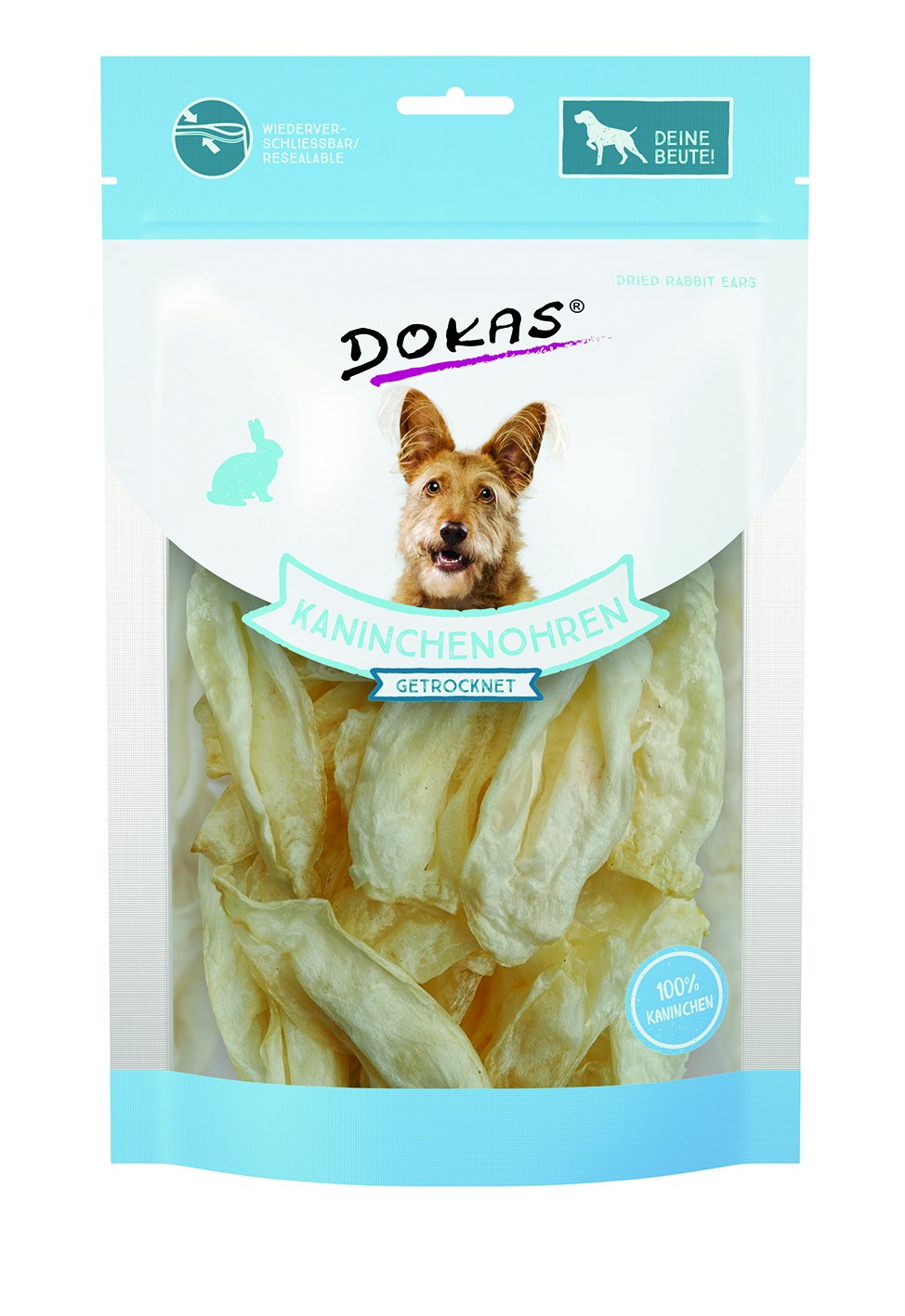 Dokas Kaninchenohren ohne Fell 70 g