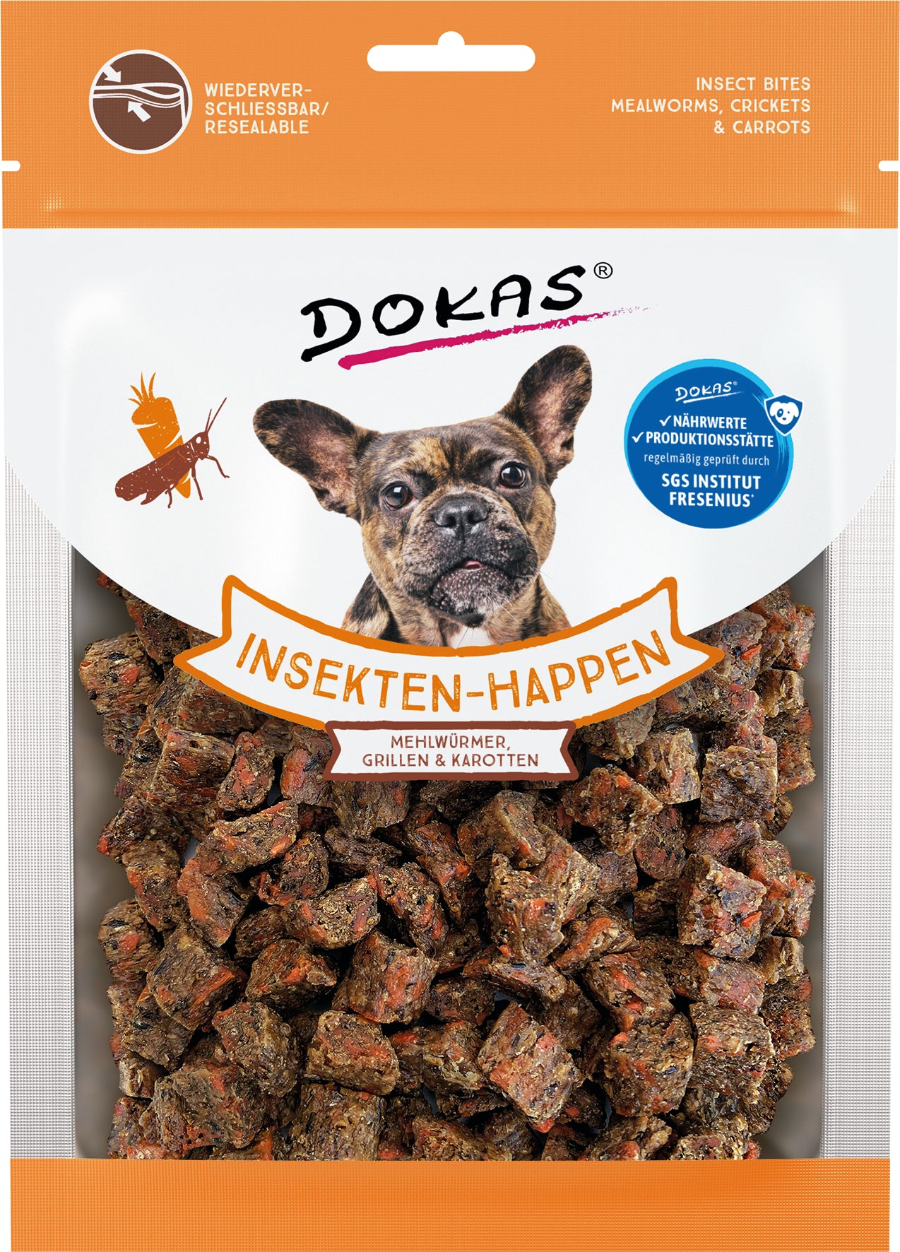 Insektenhappen Karotte 100 g
