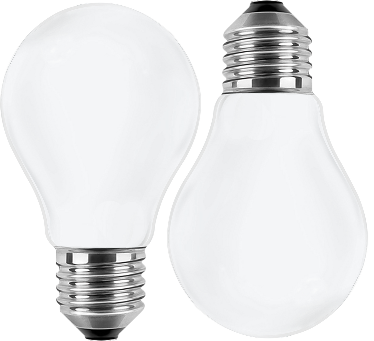 BLULAXA LED-Lampe E27 810lm | ersetzt 60W (warmweiß) 2er Set