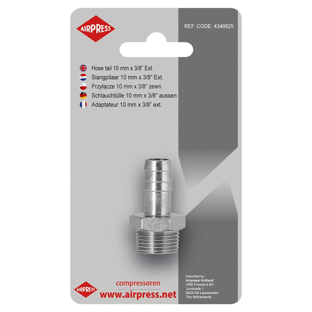 Airpress Schlauchanschluss | 3/8" x 10 mm