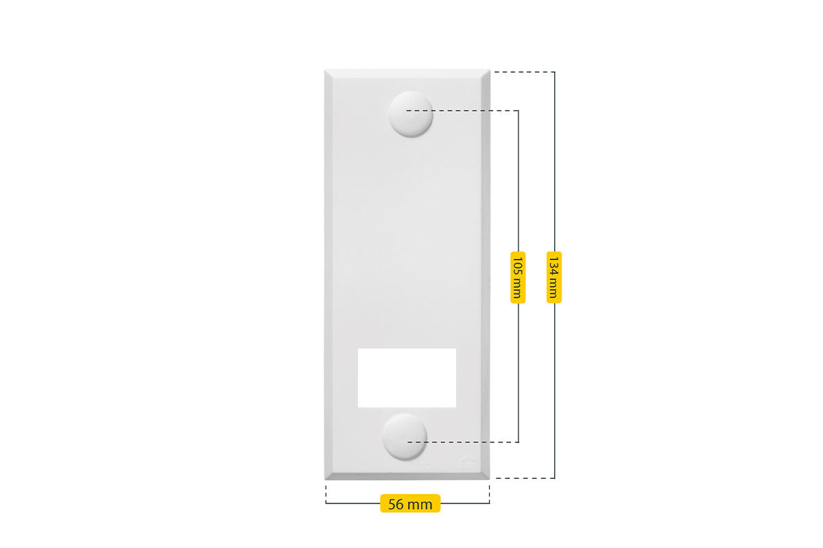 Schellenberg Gurtwickler-Abdeckplatte STANDARD für "Maxi" | weiß