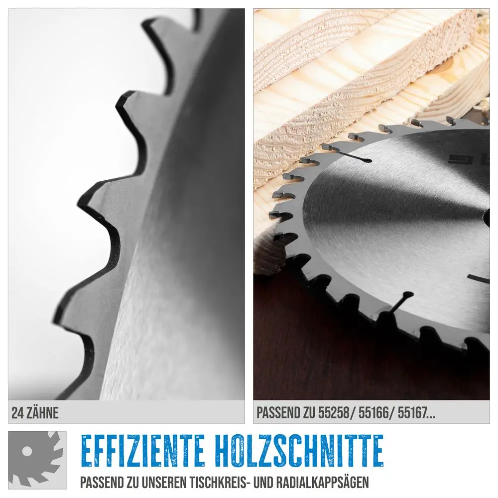 Holzsägeblatt HM 254 x 30 x 2,8 mm | 24 Zähne