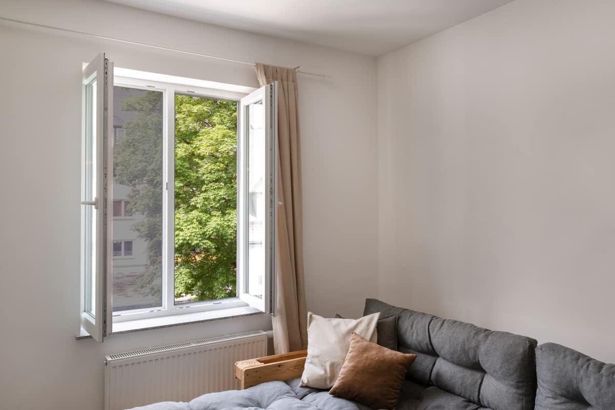 Schellenberg Fliegengitter 150 x 180 cm für Fenster | anthrazit