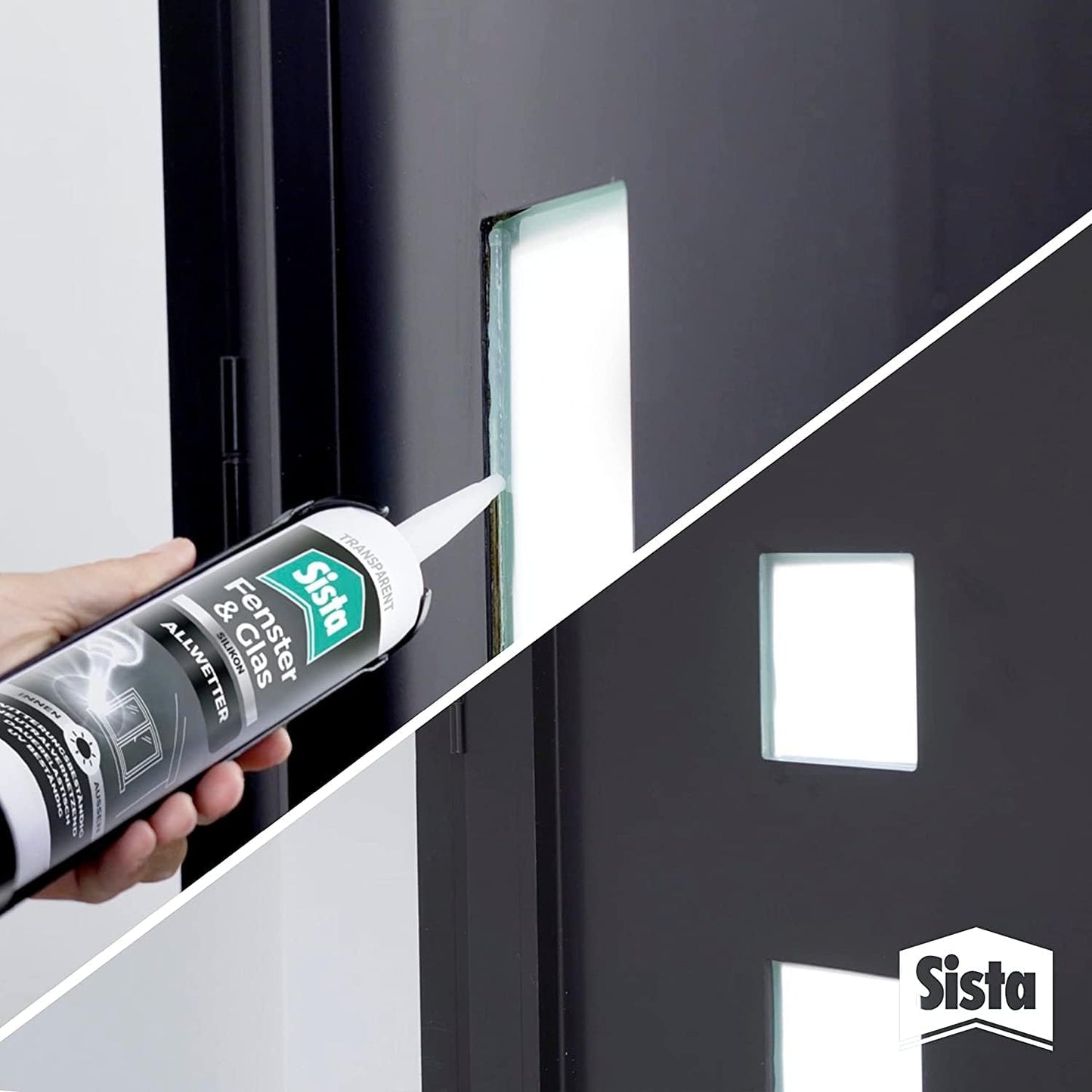 Sista Fenster & Glas Silikon transparent | 280ml