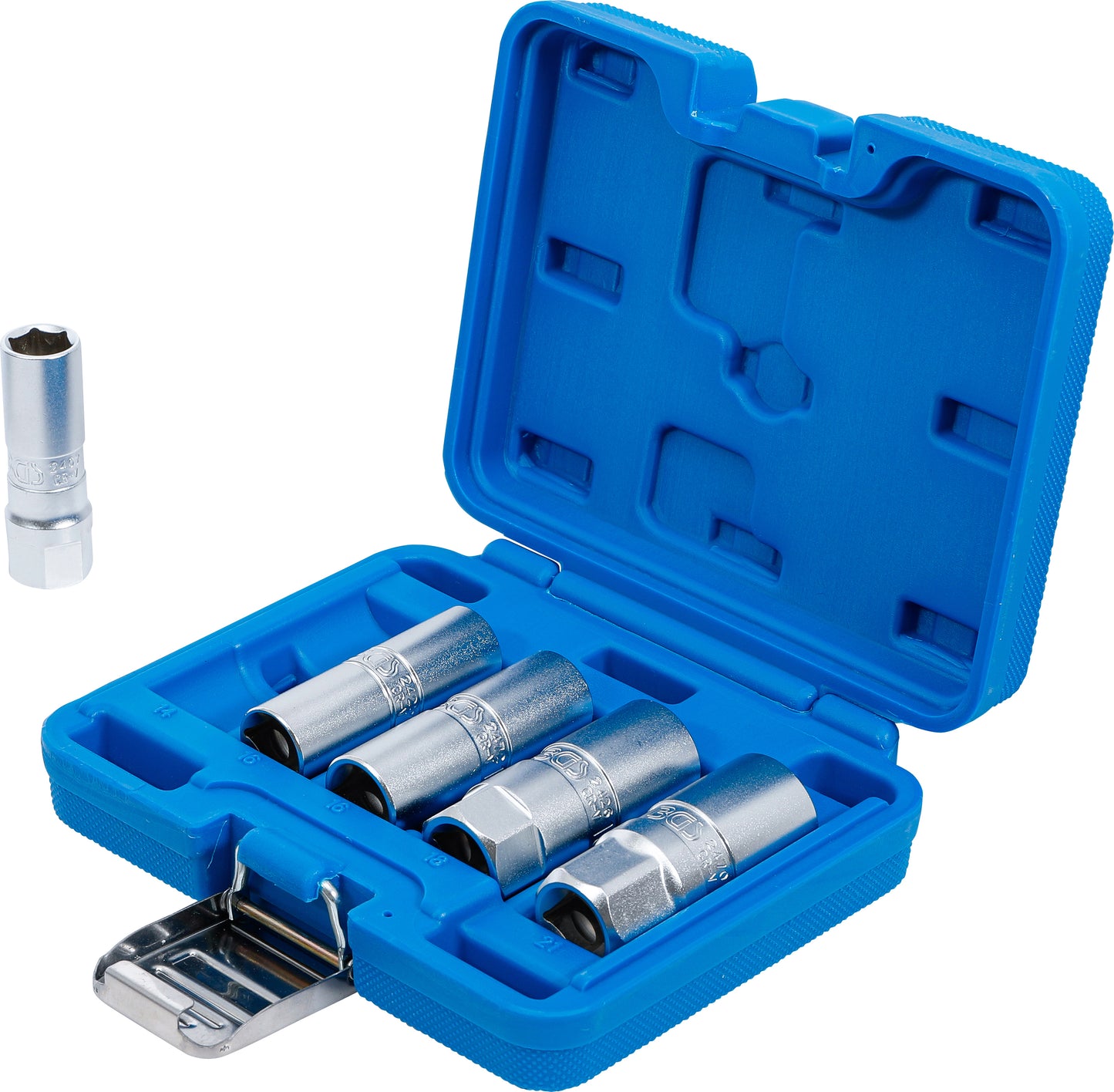 BGS Zündkerzen-Einsatz-Satz Sechskant | Antrieb 1/2" | SW 14 - 21 mm | 5 teilig