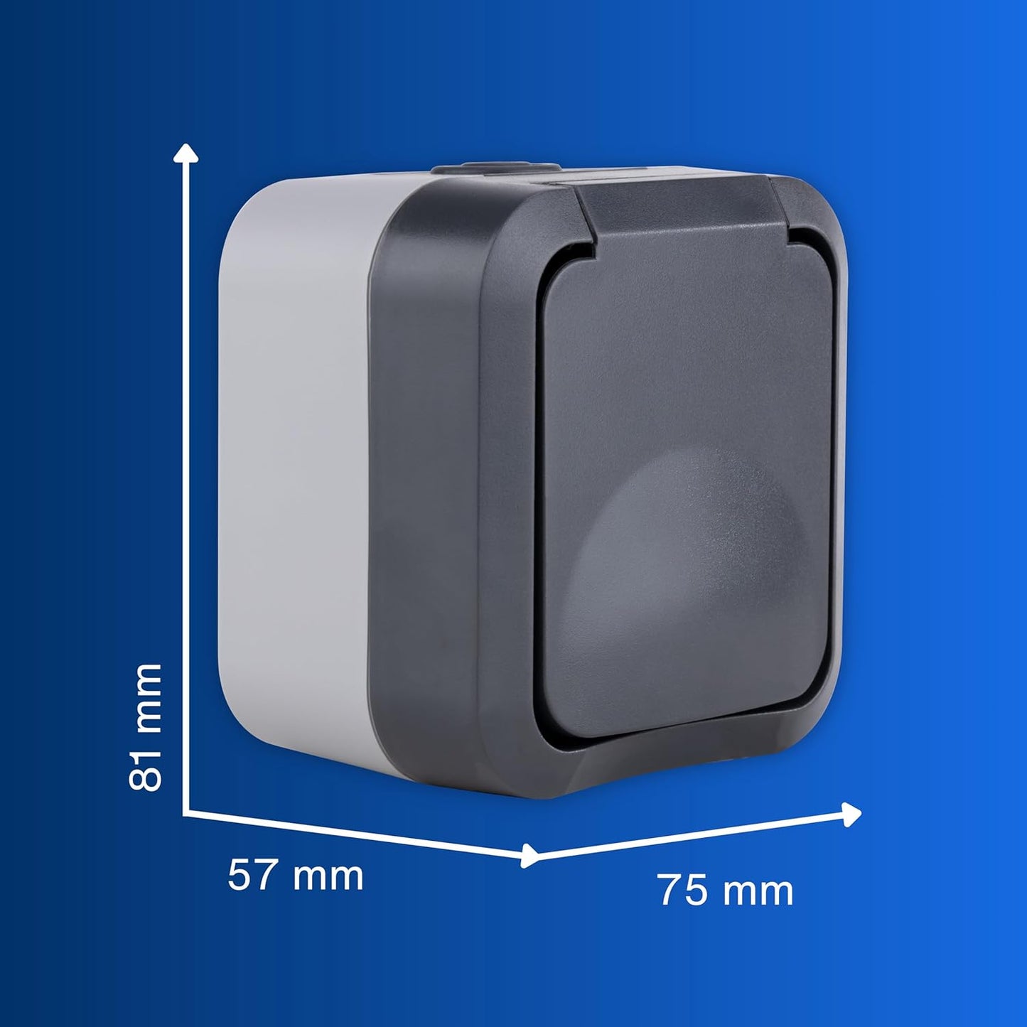 REV AquaStorm Steckdose Aufputz | IP55