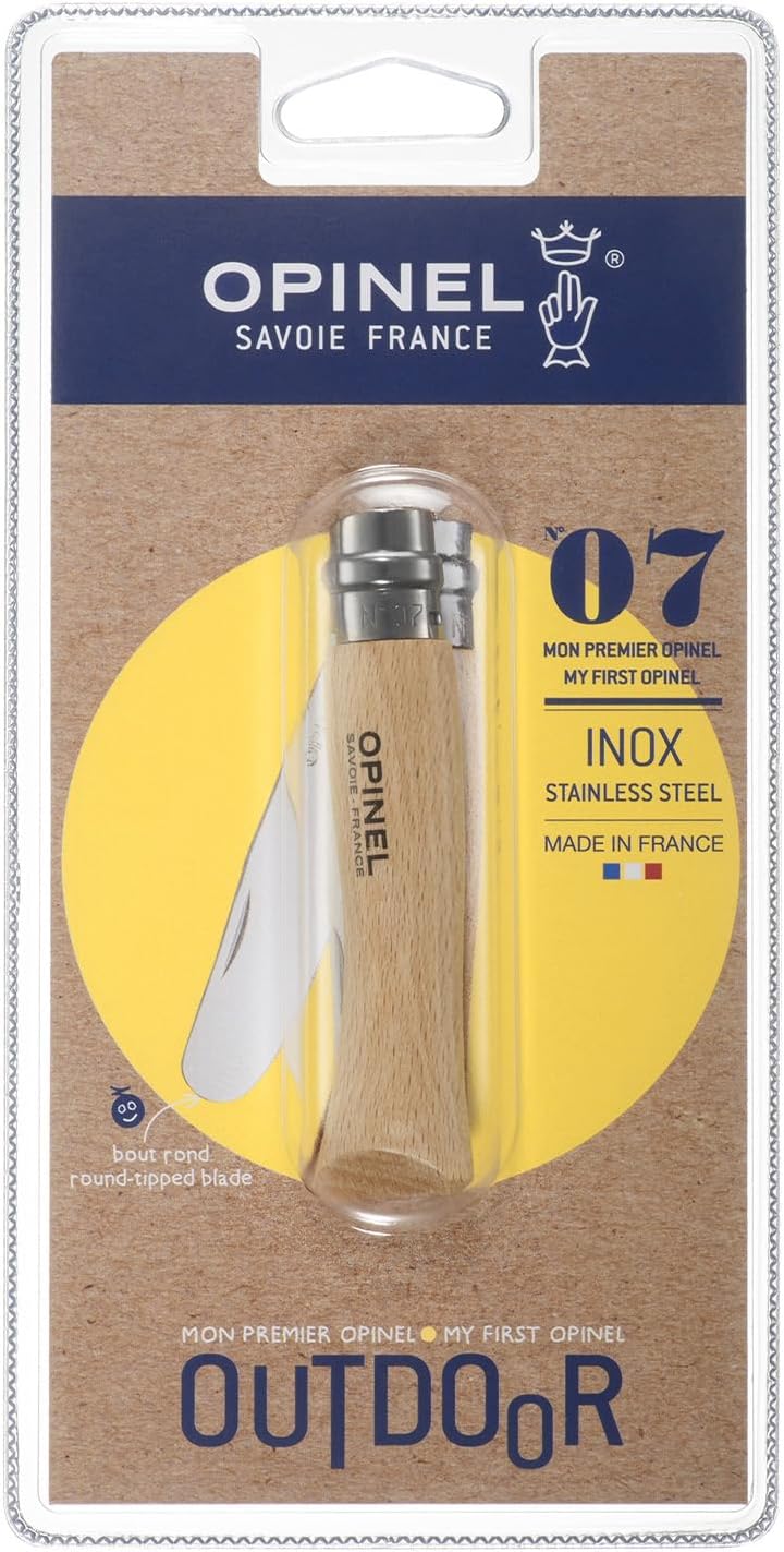 Opinel Nr. 07 | Kindermesser 17,5cm | natur | Gr. M