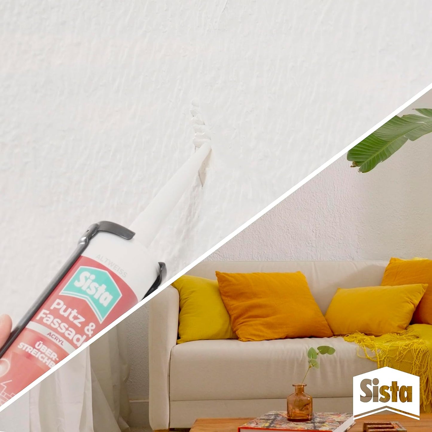 Sista Putz & Fassaden Acryl altweiß | 280ml