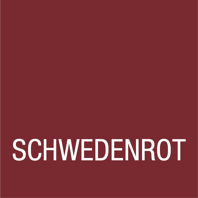 Dauerschutz-Farbe Schwedenrot