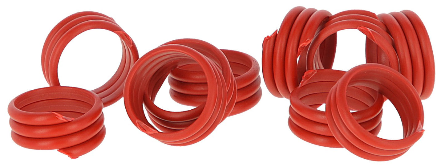 Kerbl Spiralringe rot | 16mm | 20 Stück
