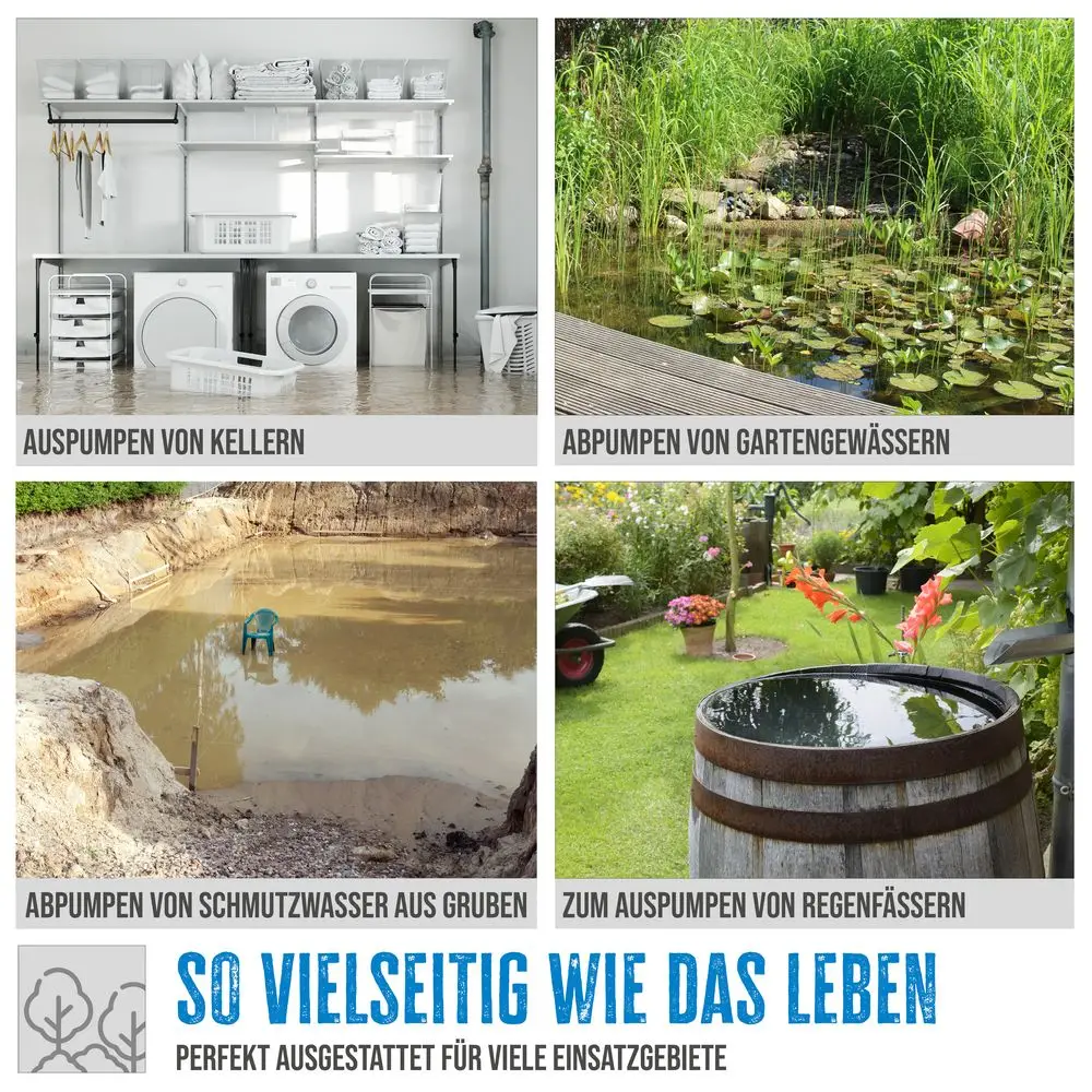 Güde Schmutzwassertauchpumpe GS1103PI Edelstahl 20.000 l/h | Tauchpumpe, Pumpe