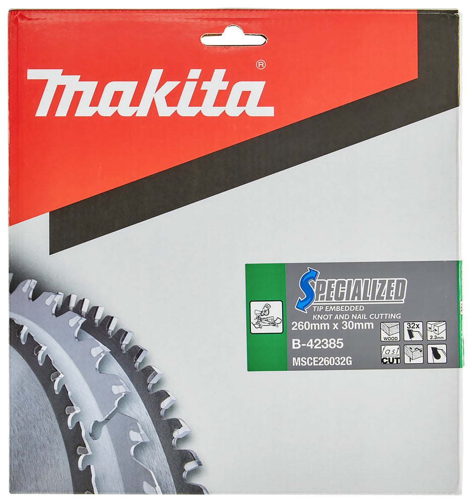 Makita "SPECIALIZED" Sägeblatt | 260x30x32Z