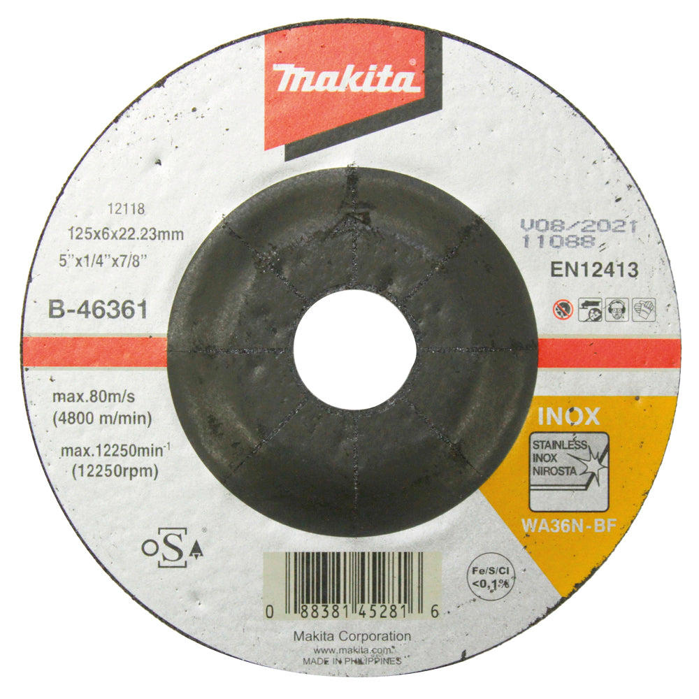 Makita Schruppscheibe INOX 125mm