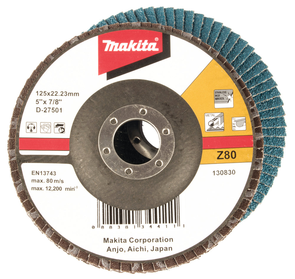 Makita Fächer-/Schleifscheibe 125mm | Z80