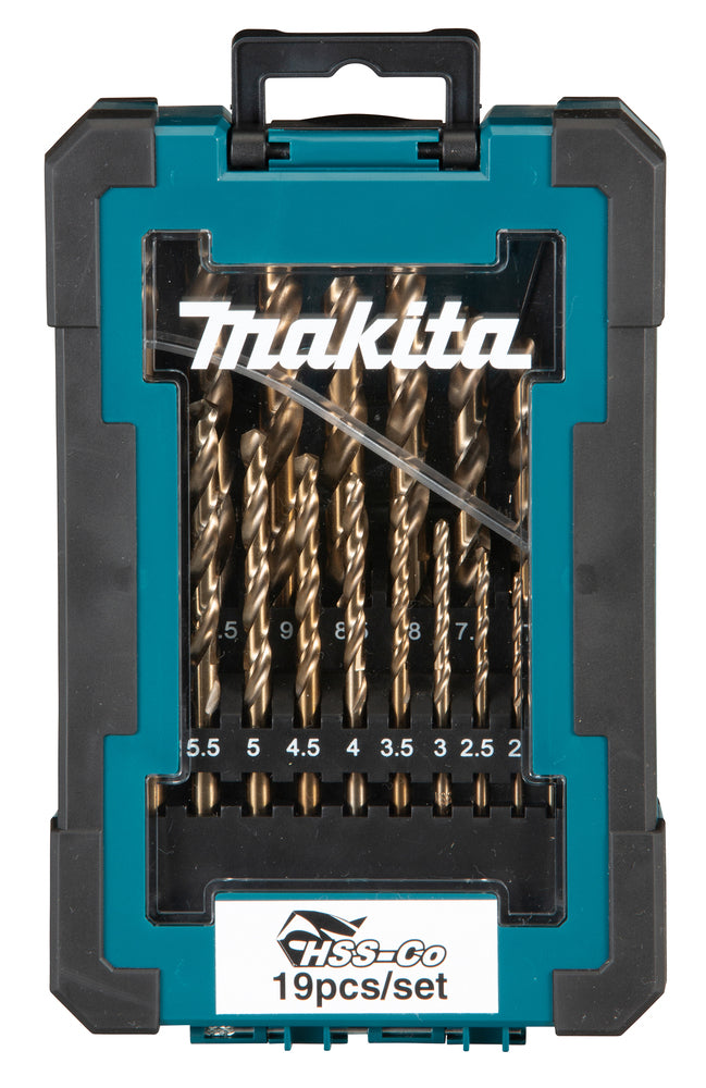 Makita Bohrer-Set HSS-Co | 19 teilig