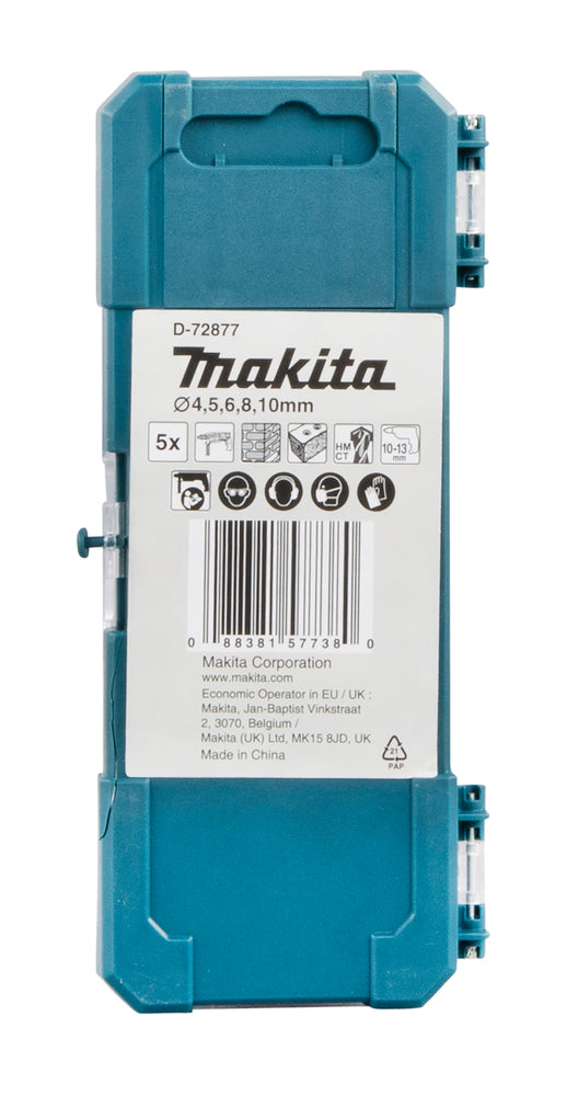 Makita Steinbohrer-Set | Ø 4,5,6,8,10 mm