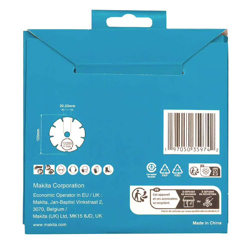 Makita Diamanttrennscheibe 125mm | Diamak