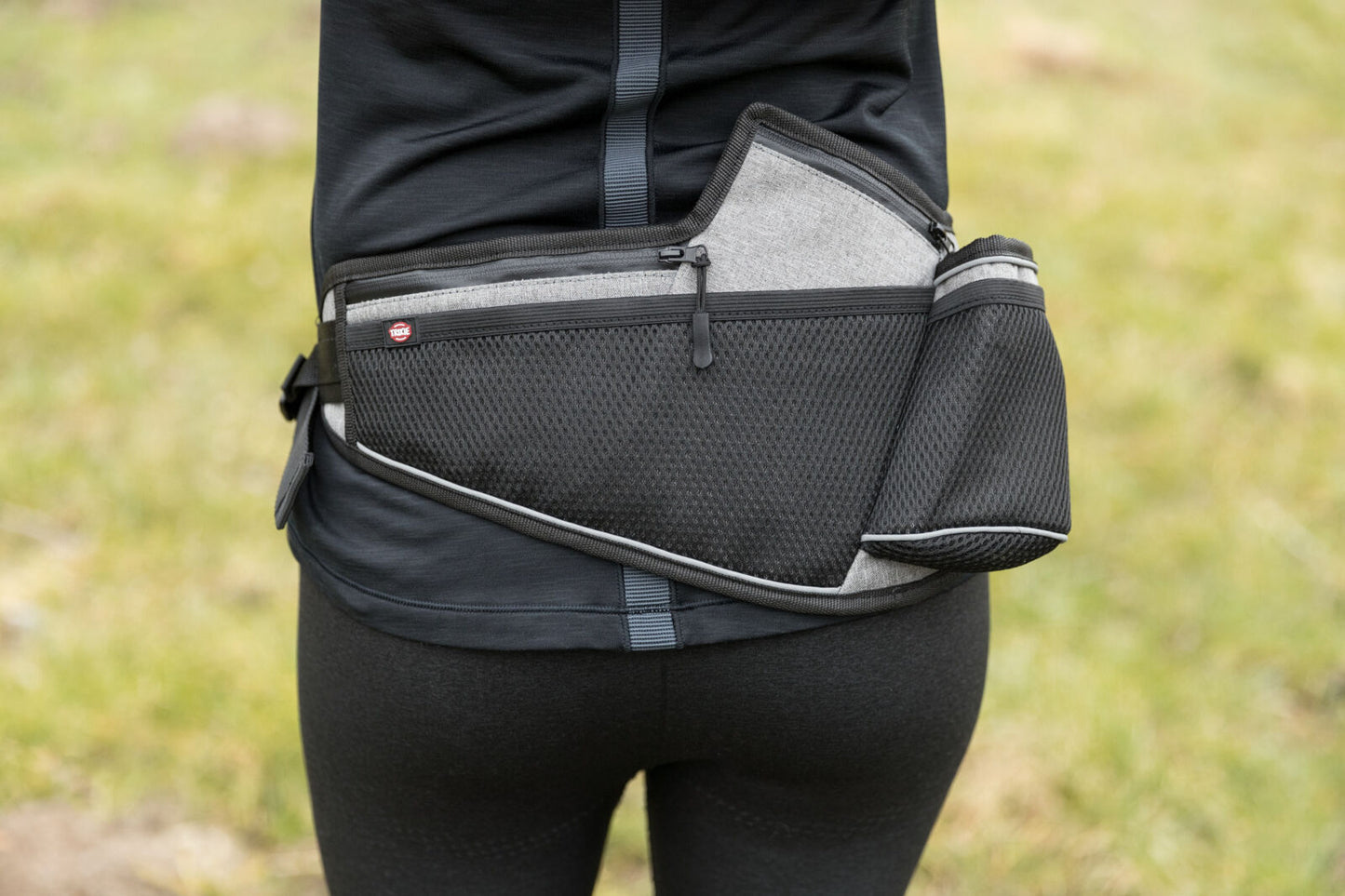 Trixie Jogginggurt mit Leine | Gurt: 70–130 cm