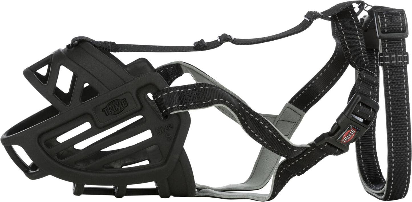 Trixie "Muzzle Flex" Maulkorb Gr. M | schwarz