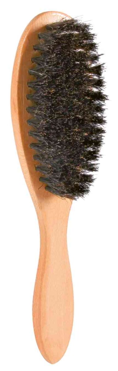 Trixie Bürste mit Naturborsten 5 × 18cm | Für Massage und Glanz
