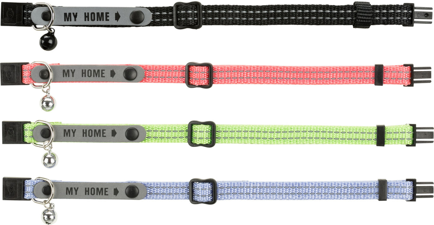 Trixie Katzenhalsband mit Adresslasche | reflektierend