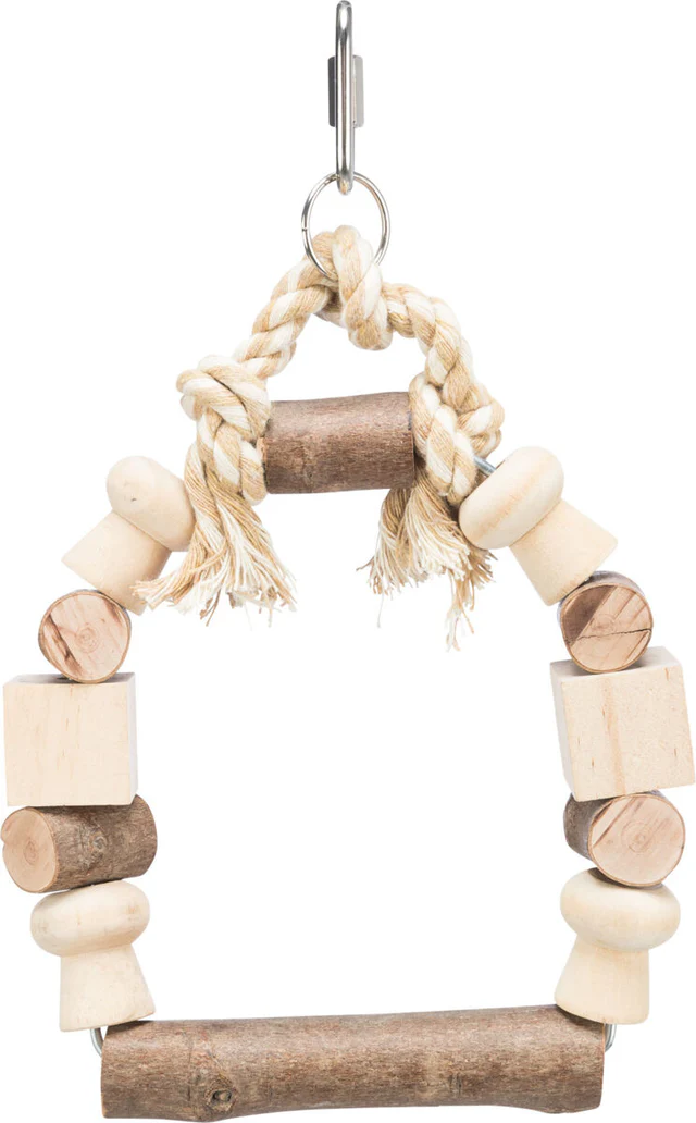 Trixie Bogenschaukel aus Holz | 13 × 19 cm
