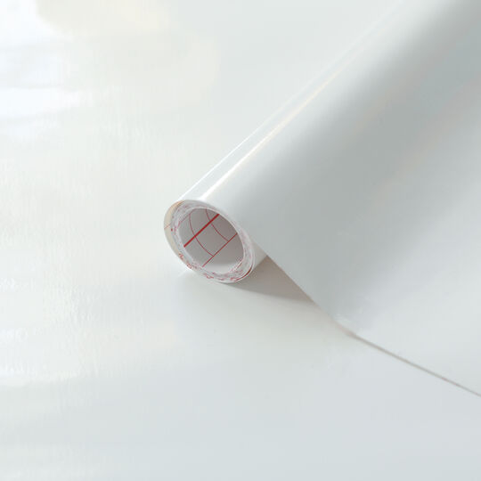 d-c-fix® Klebefolie | Uni Lack weiß | 45 cm x 2 m