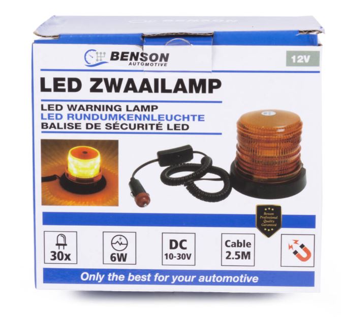 LED Rundumkennleuchte Orange 12V