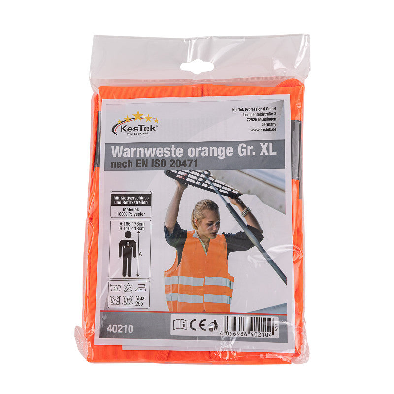 Warnweste orange XL