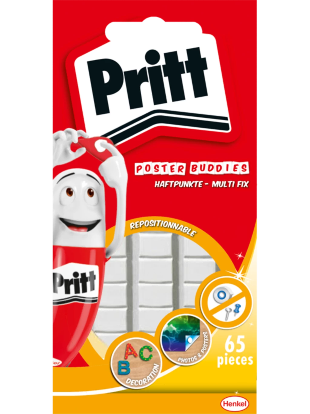 Pritt Multi-Fix Haftpunkte weiß | 65 Stück