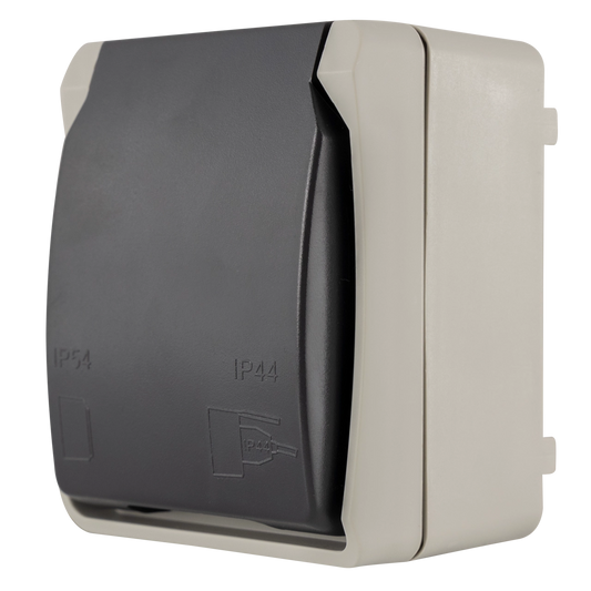 REV Aquabase Steckdose Aufputz | IP44