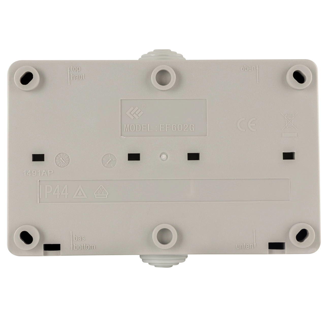 REV Aquabase Steckdose 2-fach Aufputz | IP44