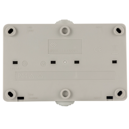 REV Aquabase Steckdose 2-fach Aufputz | IP44