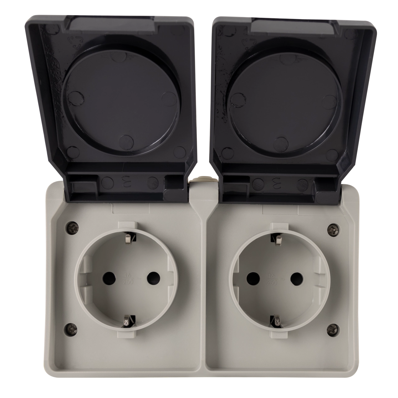 REV Aquabase Steckdose 2-fach Aufputz | IP44