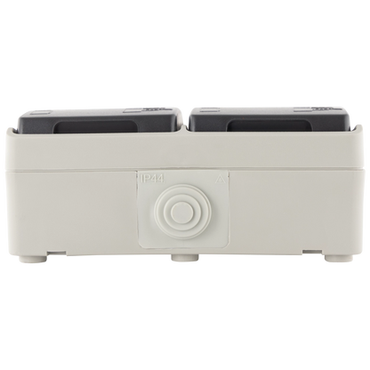 REV Aquabase Steckdose 2-fach Aufputz | IP44