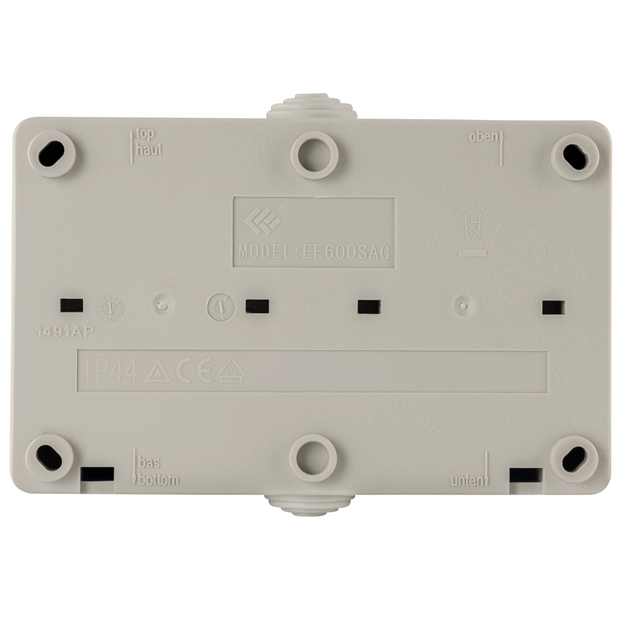 REV Aquabase Wechselschalter + Steckdose Aufputz | IP44