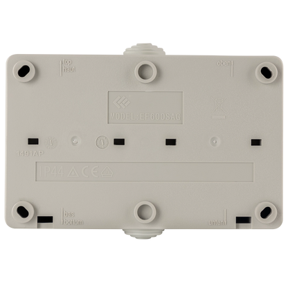 REV Aquabase Wechselschalter + Steckdose Aufputz | IP44